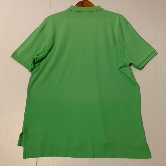POLO BY RALPH LAUREN Men’s Green 2 Button Classic Fit Solid Cotton Polo Shirt Lg - Picture 10 of 12